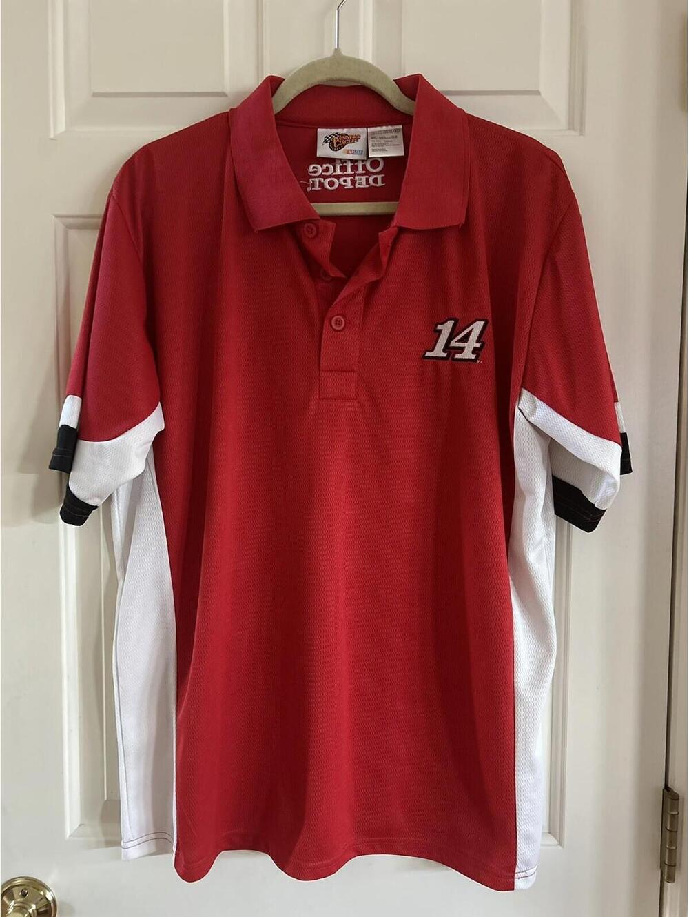 Winners Circle Tony Stewart Mens Size XL Office Depot Shirt NASCAR